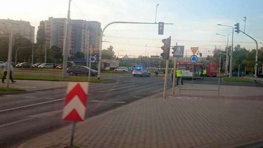 Wypadek na ul. Jana Pawła II