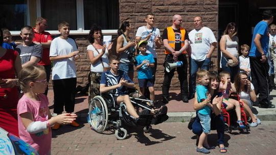 Motocyklowy Dzień Dziecka w szpitalu dziecięcym