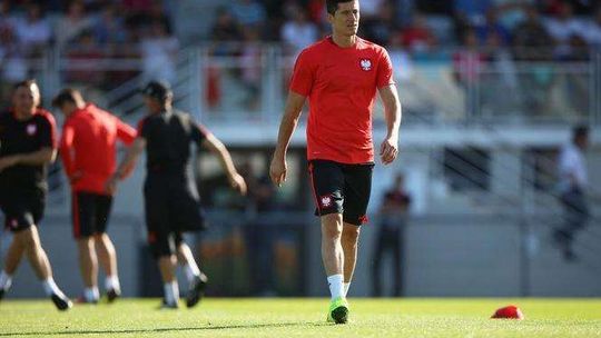 Pierwszy trening reprezentacji Polski w La Baule Pierwszy trening reprezentacji Polski w La Baule