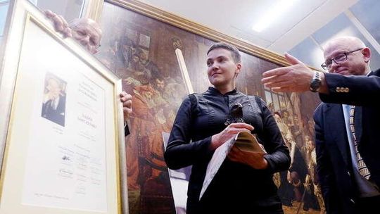 Nadia Sawczenko dostała Orła Karskiego