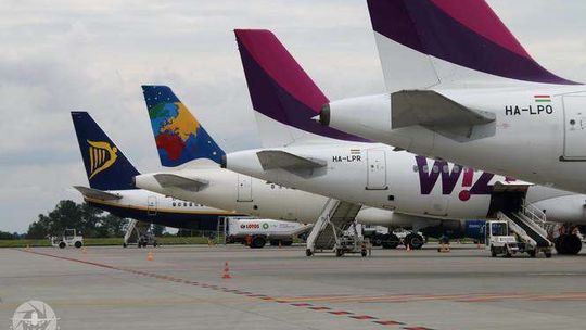 Duży ruch na Lotnisku w Świdniku