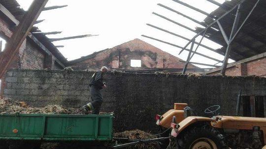 Pożar w Uniszowicach