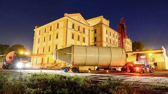 Przewóz maszyn z Młyna Krauzego