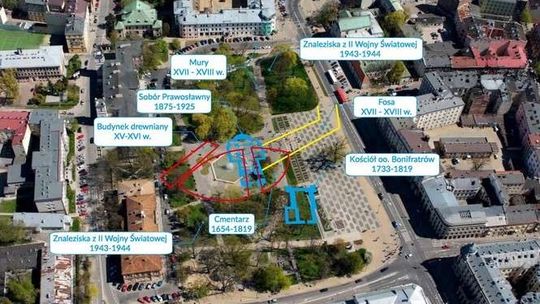 Plac Litewski odkryty spod ziemi