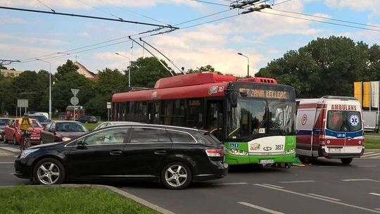 Wypadek na rondzie Mohyły