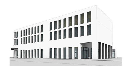 Wizualizacja budynku przy ul. Nadstawnej w Lublinie