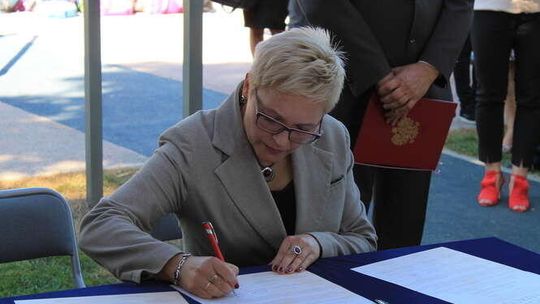 Rozbudowa szkoły w Gołębiu