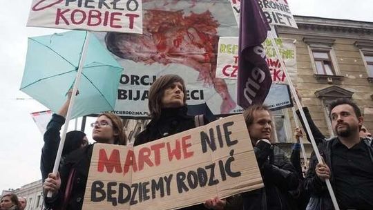 Czarny protest w Lublinie Czarny protest w Lublinie