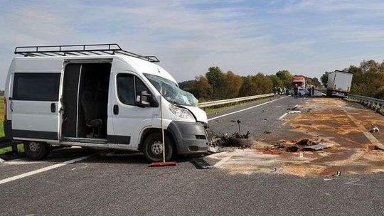 Wypadek w Woskrzenicach Dużych