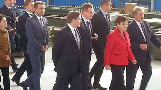 Beata Szydło w PZL-Świdnik
