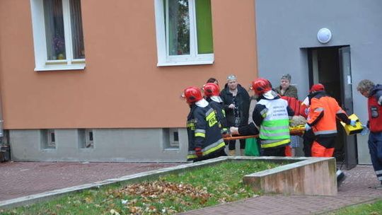 Pożar mieszkania w Świdniku Pożar mieszkania w Świdniku