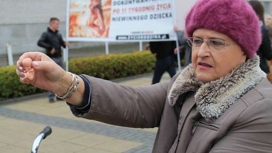 Czarny protest w Puławach Czarny protest w Puławach