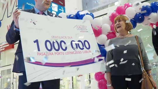 Milionowy pasażer na lotnisku Lublin Milionowy pasażer na lotnisku Lublin