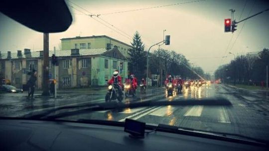 Moto Mikołaje na ulicach Lublina Moto Mikołaje na ulicach Lublina