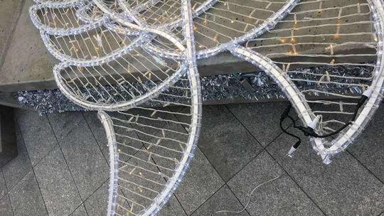 Lublin: Połamali skrzydła na placu przed CSK Lublin: Połamali skrzydła na placu przed CSK