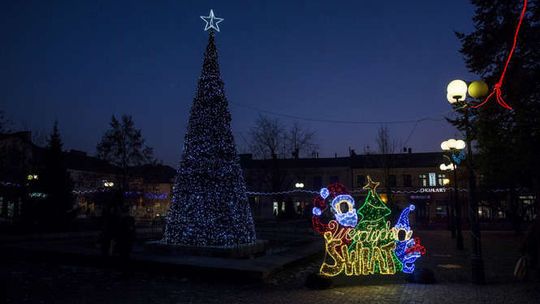 Świąteczne iluminacje w Białej Podlaskiej