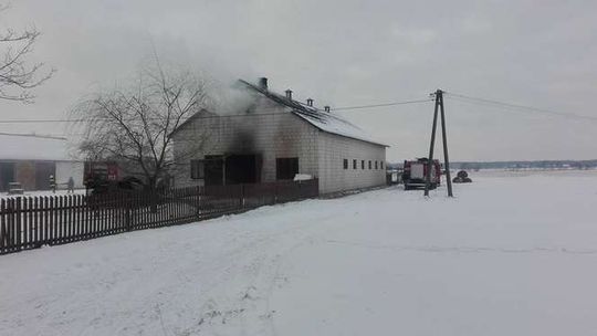 Wyczółki: Pożar samochodu w oborze ze zwierzętami