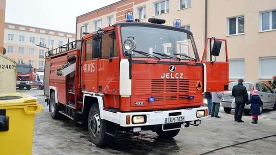 Pożar mieszkania w Kraśniku