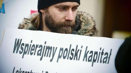 Manifestacja za legalizacją medycznej marihuany.