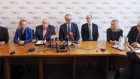 Konferencja prasowa radnych PO i Wspólnego Lublina Konferencja prasowa radnych PO i Wspólnego Lublina