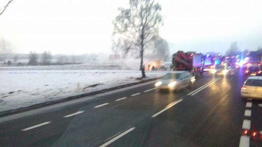 Wypadek koło Ryk w miejscowości Cezaryn