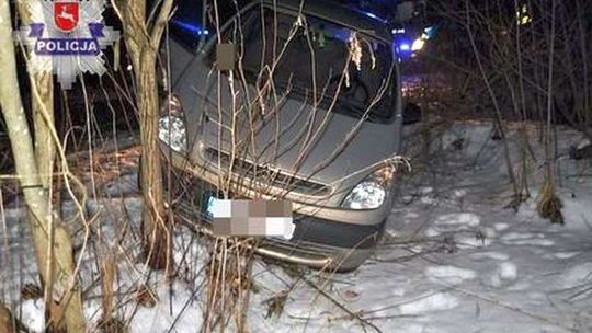 Pijany kierowca schował kluczyki za drzewem