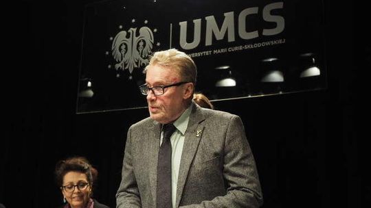 Daniel Olbrychski w Lublinie na pokazie filmu 'Maria Skłodowska-Curie'