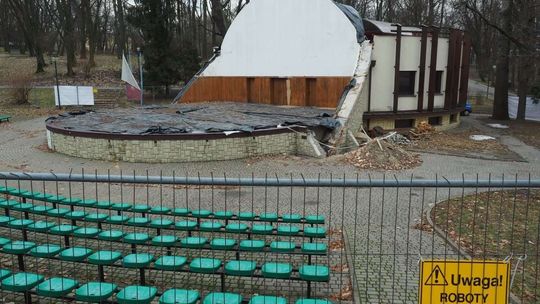 Remont muszli koncertowej w Ogrodzie Saskim