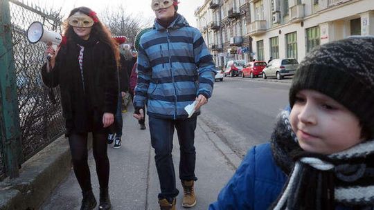  Parada z okazji festiwalu Zwierciadła