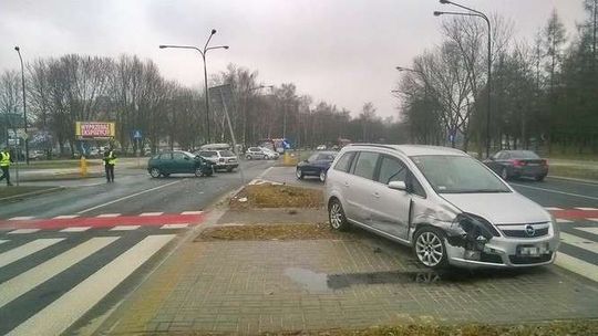 Wypadek na ul. Elsnera w Lublinie