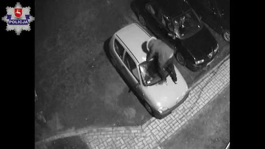 Wandal wpadł na gorącym uczynku