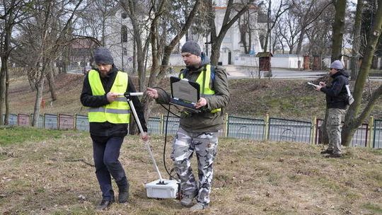 Badania georadarem w Łęcznej