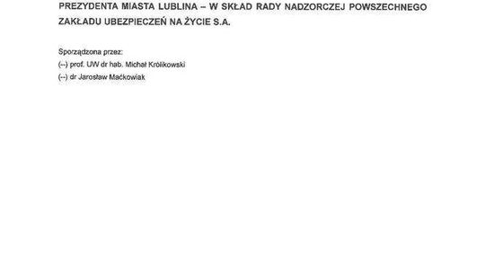 Opinia prawna - prof. Michał Królikowski