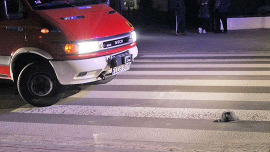 Potrącenie na pasach w Lubartowie Potrącenie na pasach w Lubartowie