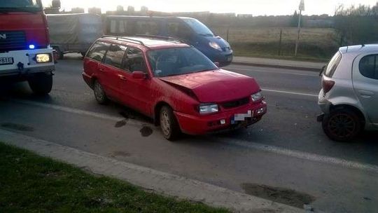 Wypadek na ul. Turystycznej w Lublinie