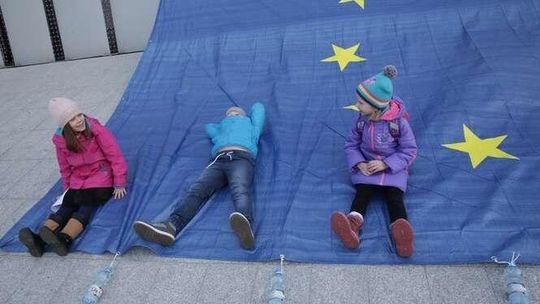 Manifestacja poparcia dla UE
