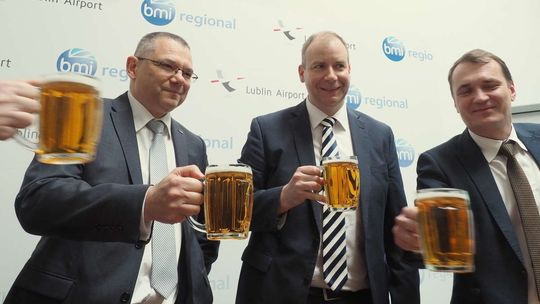 Pierwszy lot z Monachium do Lublina Pierwszy lot z Monachium do Lublina