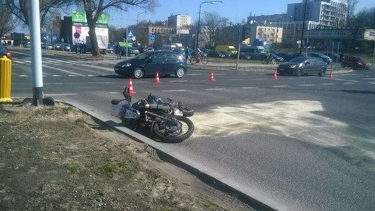 Wypadek na skrzyżowaniu al. Kompozytorów Polskich z ul. Północną