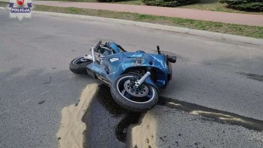 Ryki: BMW zderzyło się z motocyklem