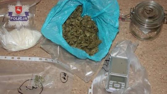 Student prawa wpadł z dużą ilością narkotyków