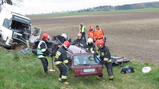 Adamów: Wypadek na drodze Chełm - Rejowiec