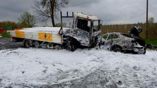 Wypadek w miejscowości Kopina