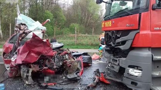 Wypadek w Trzcińcu. Nie żyje jedna osoba