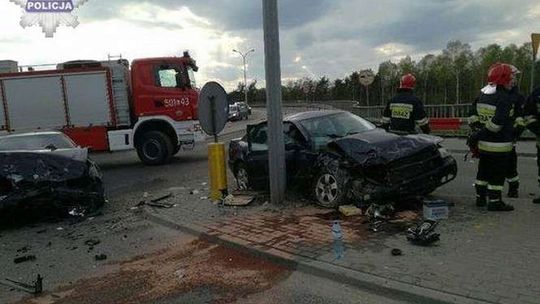 Wypadek na obwodnicy Puław