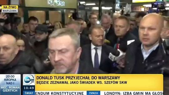 Donald Tusk w Warszawie