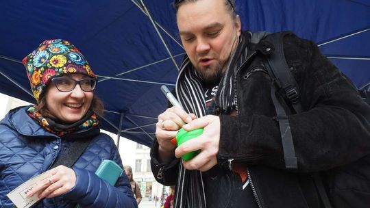 Happening promujący Wyścig Kaczek