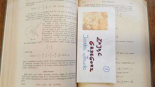 List miłosny w książce List miłosny w książce