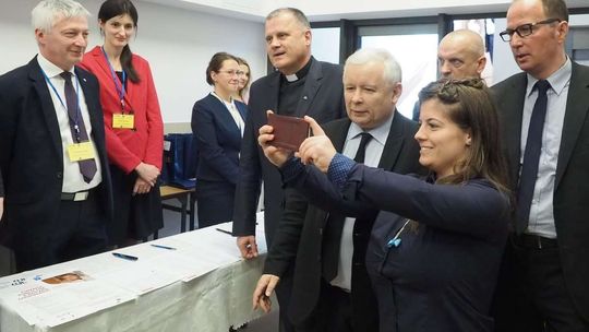 Prezes Jarosław Kaczyński na KUL