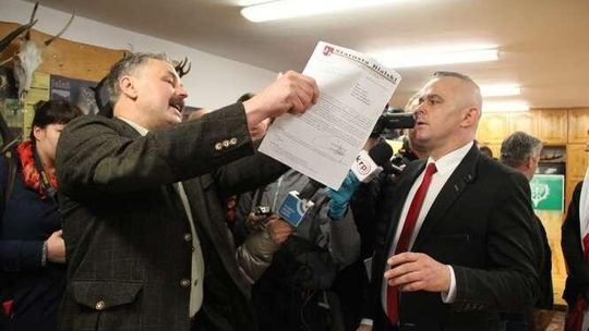 Rolnicy okupowali biuro Polskiego Związku Łowieckiego w Białej Podlaskiej