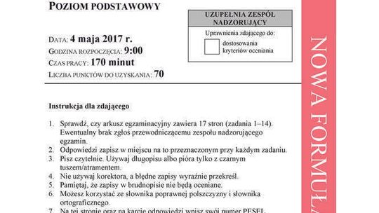 Matura 2017 Język Polski - arkusze